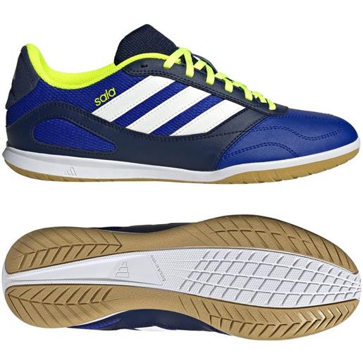 adidas scarpe calcio calcetto futsal indoor adidas super sala iii uomo blu