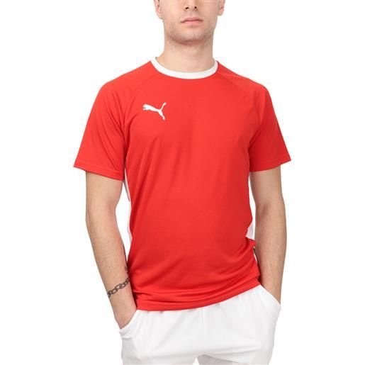 Puma maglia jersey padel tennis shirt uomo Puma rosso team liga