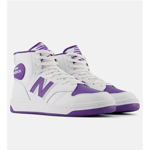 alance scarpe sneakers unisex new balance mid bianco viola bb480 lifestyle