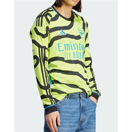 adidas arsenal fc adidas maglia calcio maniche lunghe uomo giallo away 2023 24