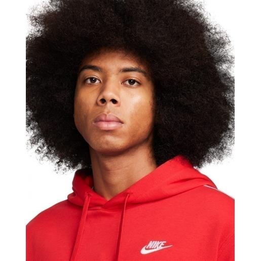 nike tuta intera completa uomo nike club fleece hd rosso cotone felpato