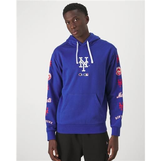 Champion felpa cappuccio hoodie uomo Champion pullover major league baseball yankees blu