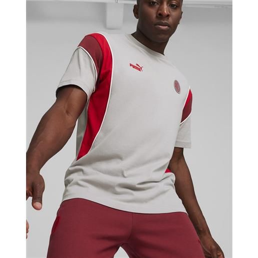 Puma ac milan Puma t-shirt maglia maglietta girocollo ftbl. Archive grigio cotone 2024