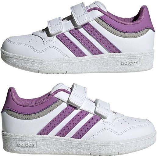 adidas scarpe sneakers bambini unisex adidas hoops 4.0 cf strappo bianco tempo libero