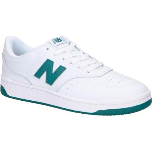 alance scarpe sneakers unisex new balance bb80ufm bianco verde lifestyle