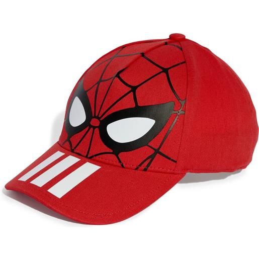 Adidas cappello berretto rosso baseball marvel spiderman cotone unisex