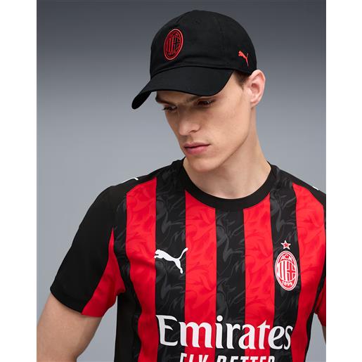 Puma ac milan Puma cappello berretto unisex nero 2025 26 essentials baseball