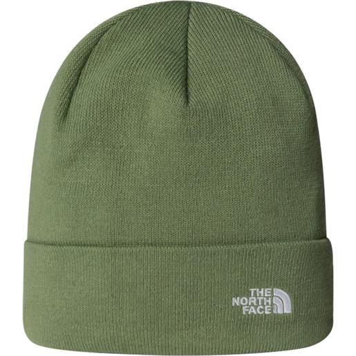 North Face the North Face cappello verde bark mist poliacrilico woolie beanie norm unisex