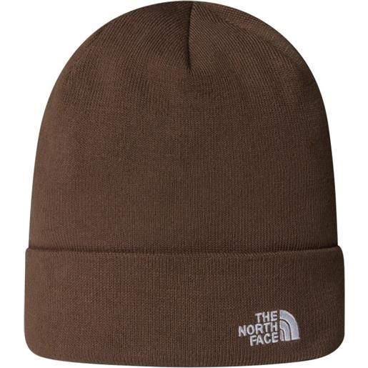 North Face the North Face cappello norm beanie woolie marrone