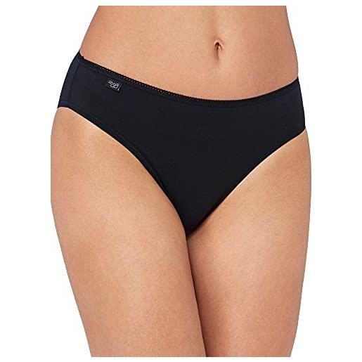 Sloggi 24/7 cotton tai c3p, slip donna, nero (black), 42