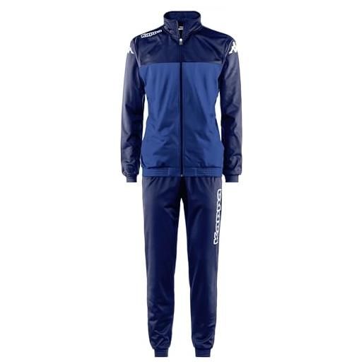 Kappa alfon tuta da ginnastica, blu royal/blu navy, large bambina