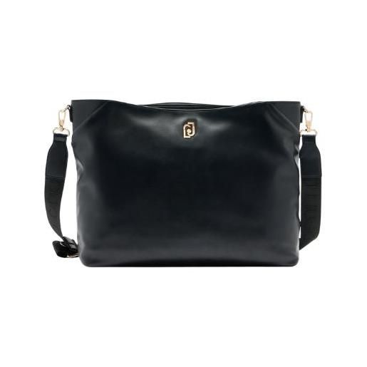 Liu Jo af5035 e0077 borsa a spalla nera con accessorio