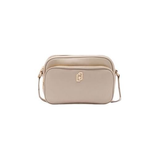 Liu Jo af5176 e0077 borsa a tracolla beige con zip