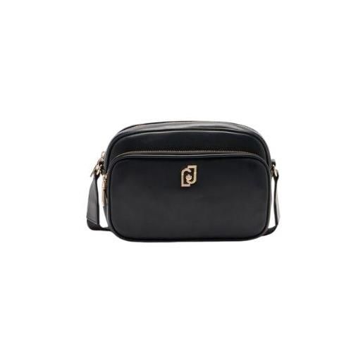 Liu Jo af5176 e0077 borsa nera a tracolla con zip