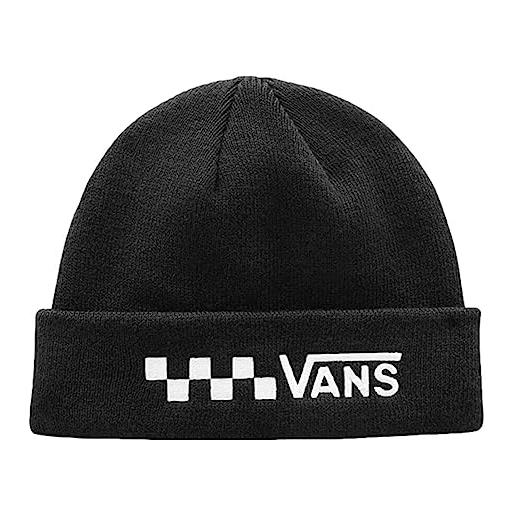 Vans trecker beanie, cappello a cuffia unisex bambini e ragazzi, nero, taglia unica