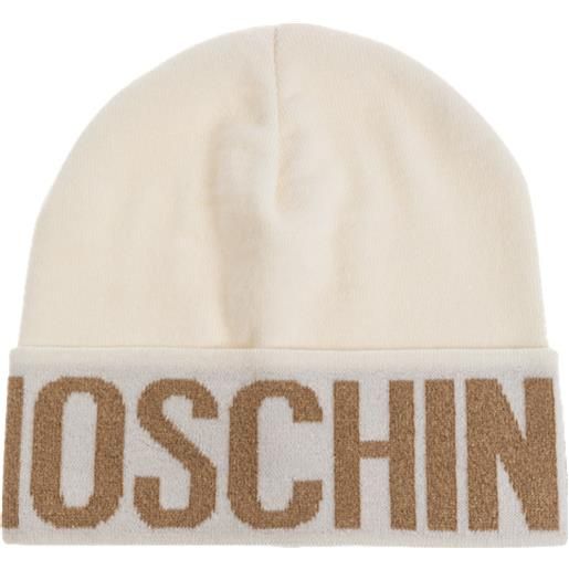 Moschino cappello in lana con logo Moschino