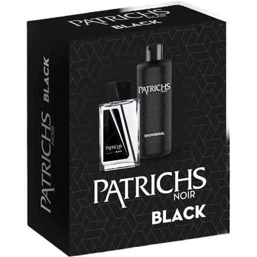 Patrichs noir black cofanetto eau de toilette 75ml