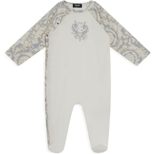 Versace Kids pigiama barocco - bianco