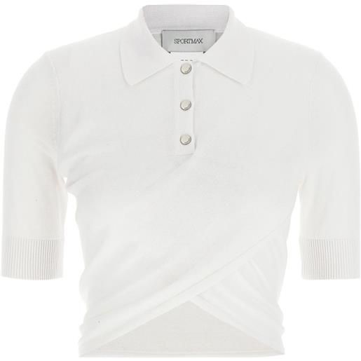 Sportmax polo shaker - bianco