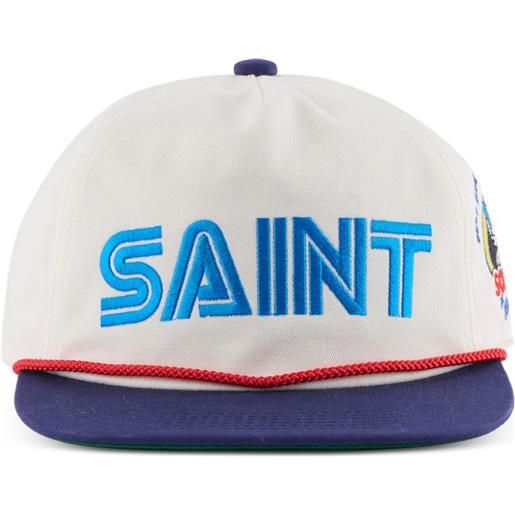 SAINT MXXXXXX x sega embroidered baseball cap - bianco