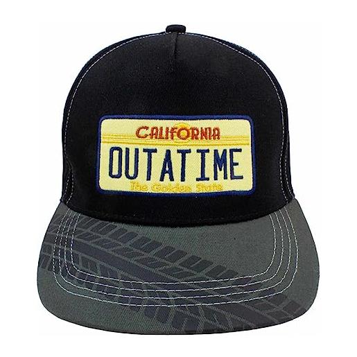 Heroes Inc. fashion uk cappello ritorno al futuro berretto california out at time cappellino regolabile unisex adulto ragazzo