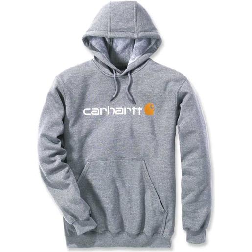 CARHARTT loose fit midweight logo graphic sweatshirt 100074-034 heather grey