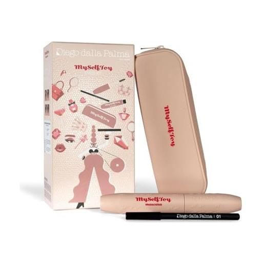 Diego dalla palma my self toy confezione regalo donna mascara occhi myselftoy volumizzante nero e matita occhi 01 nera