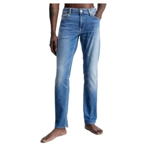 Calvin Klein Jeans calvin klein uomo jeans slim fit, blu (denim medium), 32w/32l