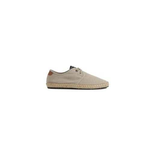 Pepe Jeans per uomo. Pms10316 pantofole lino tourist claic color tortora [3007565], tessuto, basso, stringhe, casual, taupe