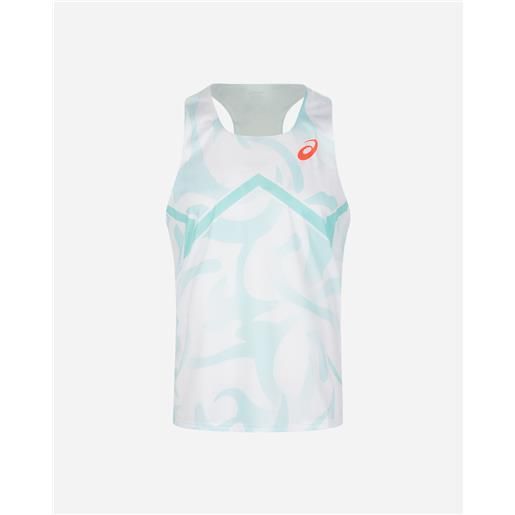 Asics light knit singlet m - canotta running - uomo - color mix