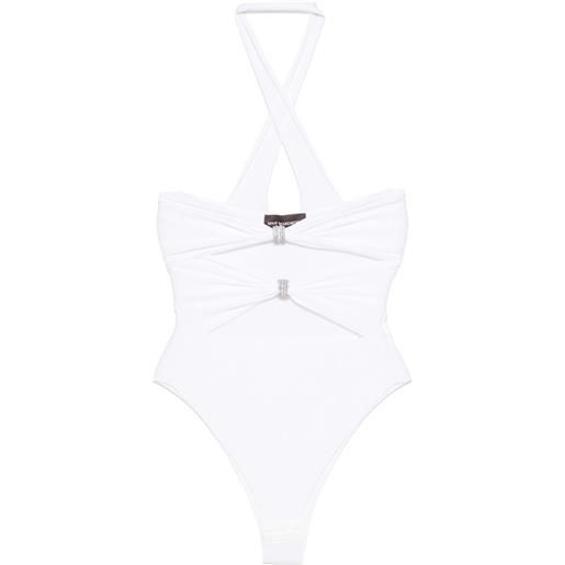 mvp wardrobe body con design cut-out - bianco