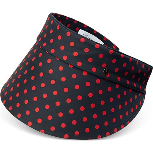 Maison Michel visiera patty a pois - nero