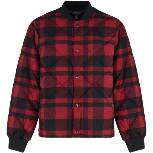 Polo Ralph Lauren giacca con motivo tartan - rosso