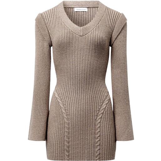 Manière De Voir abito corto con spalle ampie - toni neutri