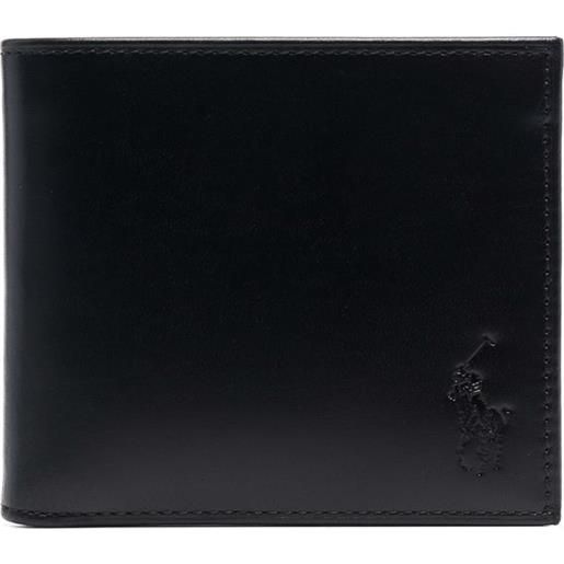 Polo Ralph Lauren portafoglio goffrato - nero