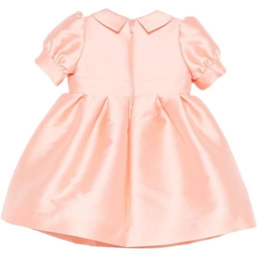 ELIE SAAB JUNIOR peter pan collar rose pocket dress - rosa