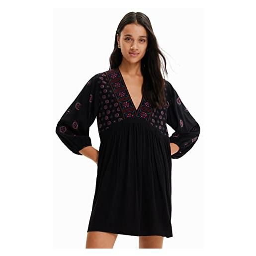Desigual vestito da donna, nero, xs