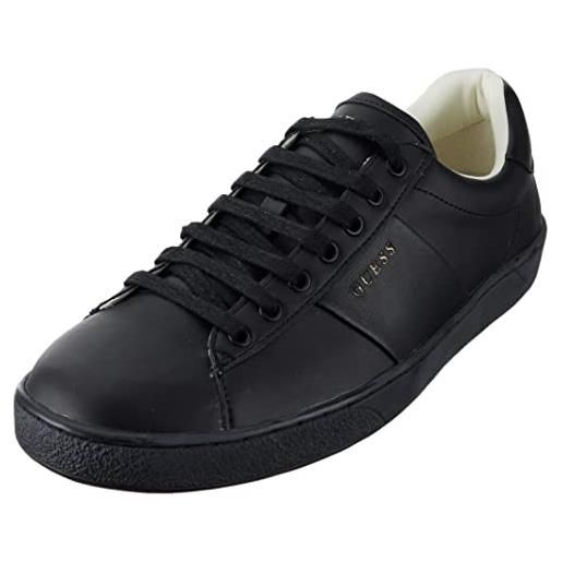 Guess nola smart, scarpe da ginnastica uomo, black, 42 eu