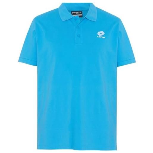 Lotto 1124003 - polo da uomo, vestibilità regolare, blu - malibu blue, xl