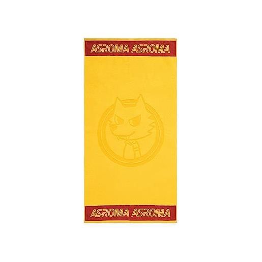 AS Roma telo mare ufficiale, romolo giallo 70 * 140