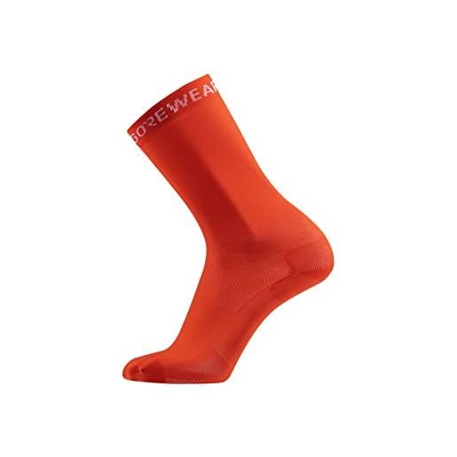 GORE WEAR essential socks, calze unisex - adulto, arancione (fireball), 38-40