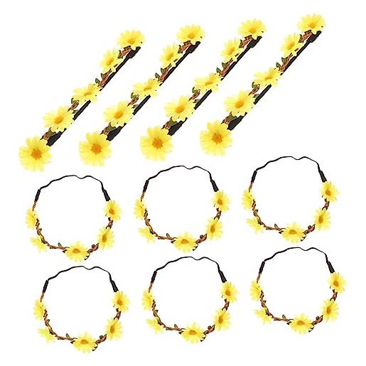 HONITANO 10 pezzi fascia per girasole ghirlanda per matrimoni e accessorio per foto e decorazioni floreali