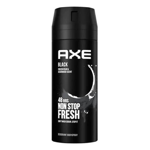 Axe deodorante/body spray. Black, confezione da 6 (6 x 150 ml)