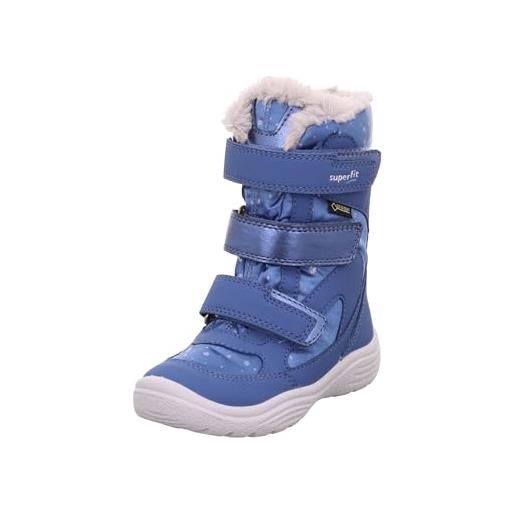 Superfit cristallo, stivali da neve bambine e ragazze, blu grigio chiaro 8010, 25 eu