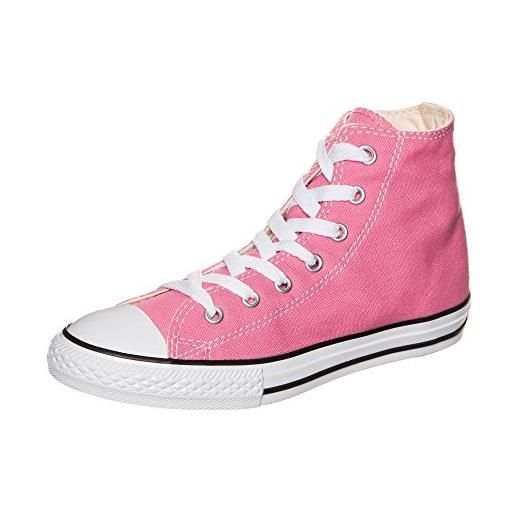 Converse chuck taylor all star high, sneaker a collo alto unisex bambini e ragazzi, rosa pink, 33.5 eu