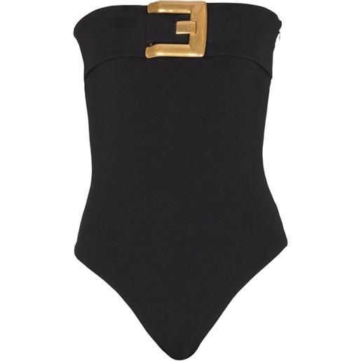Balmain body con fibbia - nero