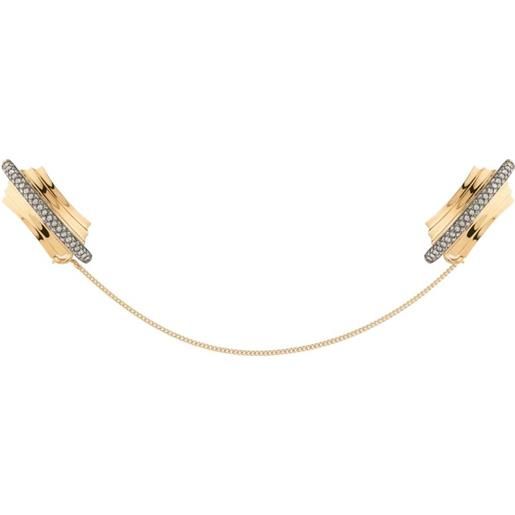 DEMARSON New York ruby clip - oro