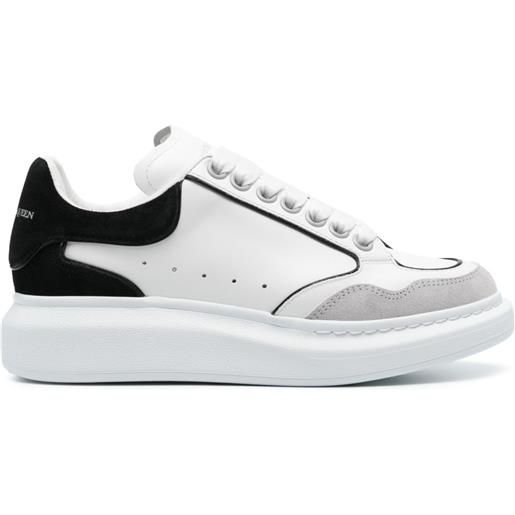 Alexander McQueen sneakers oversize in pelle - bianco
