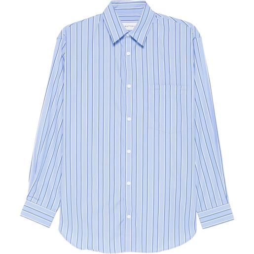 Matteau camicia a righe - blu