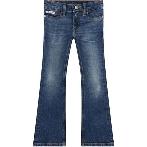 Calvin Klein Kids flared jeans - blu